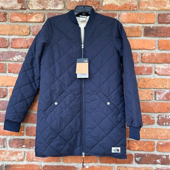 The North Face Cuchillo Parka Coat NWT in Navy Size Small - Picture 1 of 11